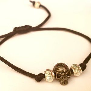 skull rope bracelet for Men and Woman